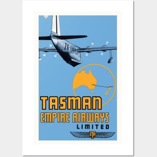 Tasman Empire S30 Airways Vintage Poster 1930s Posters and Art